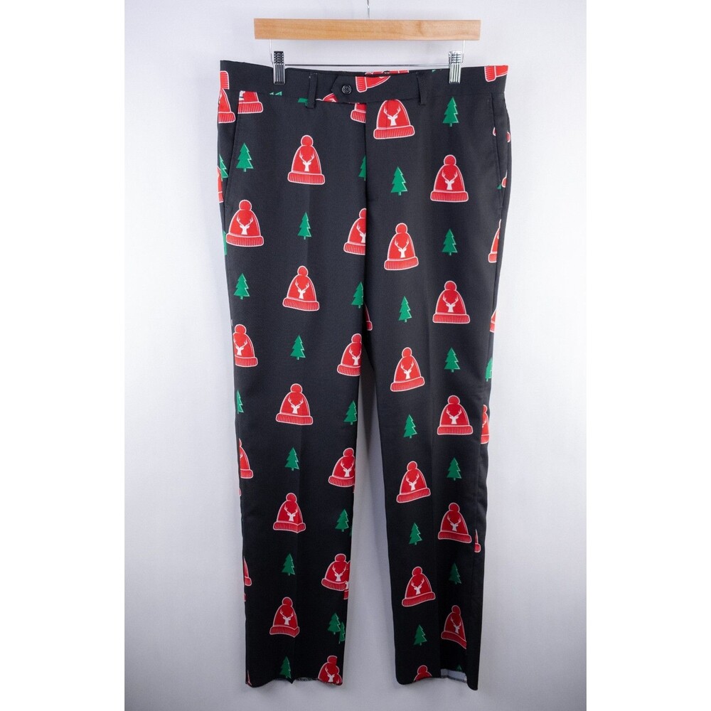 BRAVEMAN Ugly Christmas Blazer Suit 2pc 42R Pants W36xUnhemmed NWT - Picture 13 of 16